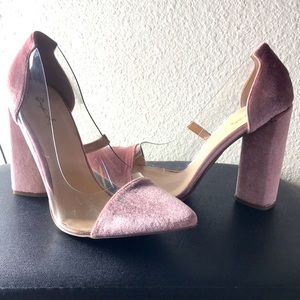 Blush heels